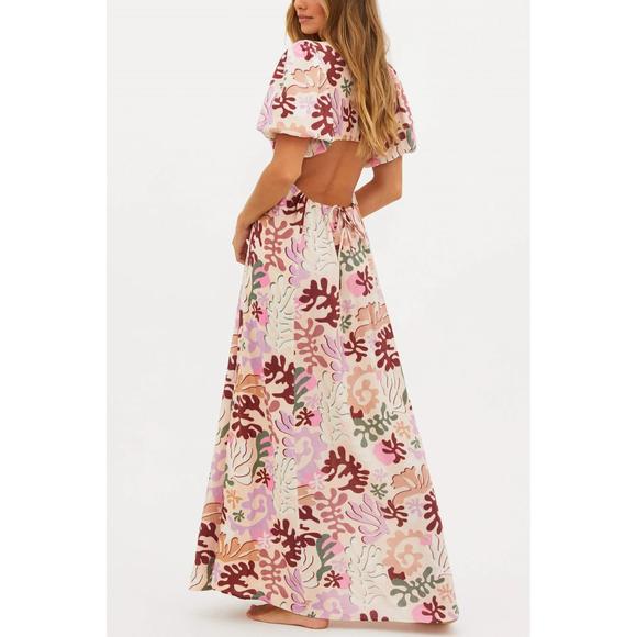 NEW BEACH RIOT weston dress in desert succulent - Picture 2 of 2